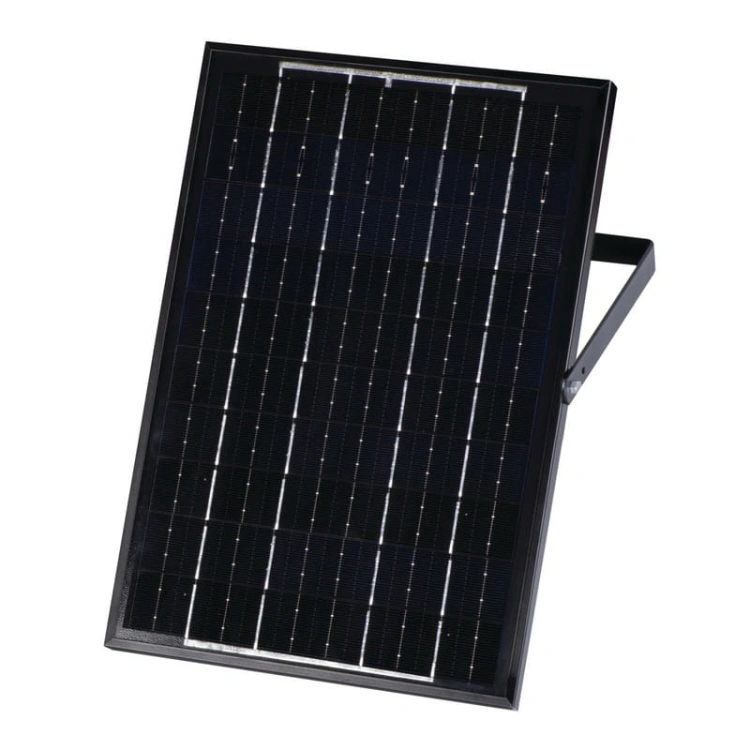 Naświetlacz solarny LED FL SONE SLR 10W 4000K 1200lm IP65 symetryczny rozsył światła 90° Kanlux 36606 panel