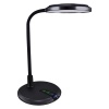 Lampka biurkowa PLATON 6.5W CCT 510lm ściemnialna IP20 czarna STRÜHM podświetlony panel.jpg
