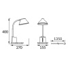 Lampka biurkowa LED 7W CCT 550lm biała 120° IP20 ściemnialna STRÜHM wymiary.jpg