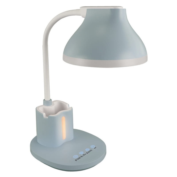 Lampka biurkowa LED 7W CCT 550lm niebieska 120° IP20 ściemnialna STRÜHM podświetlona.jpg