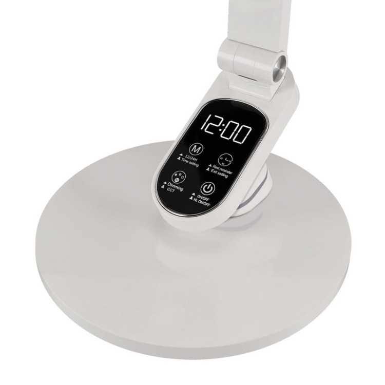 Lampka biurkowa RAGAS 9W CCT 560lm biała 120° IP20 ściemnialna STRÜHM panel.jpg