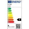 Oprawa Projektor Szynosystem SMART 48V V-TAC 8W LED CCT 30st SMART WiFi TRACKLIGHT Czarna VT-908D 2700K-6400K 700lm 3 Lata Gwarancji