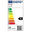 Oprawa Szynosystem SMART 48V V-TAC 23W LED CCT 30st SMART 200cm WiFi TRACKLIGHT Czarna VT-42024 2700K-6400K 2810lm 3 Lata Gwarancji