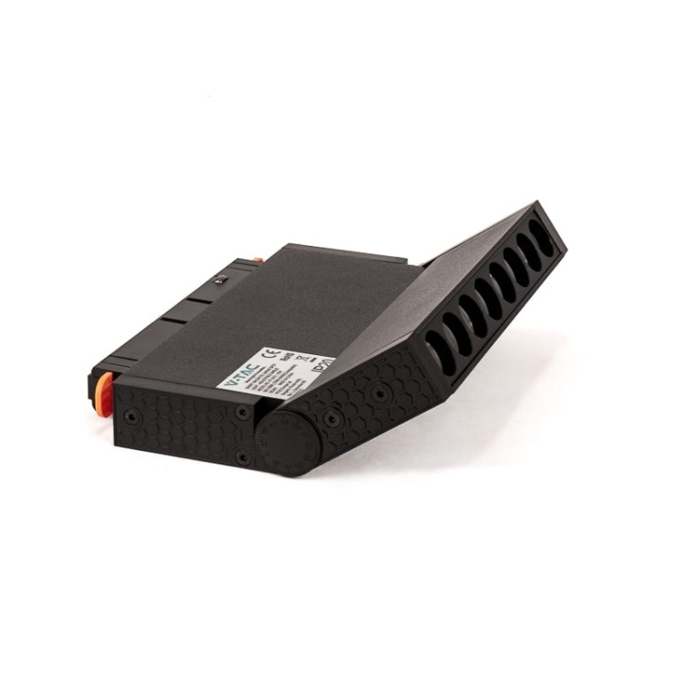Reflektor LED VT-3610 10W CCT 900lm do oświetlenia szynowego SMART 48V sterowane WiFi 162mm czarny V-TAC bok.jpg