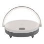 Lampka biurkowa SATURN z ładowarką indukcyjną i głośnikiem 10W 4000K 150lm ściemnialna IP20 biała STRÜHM.jpg