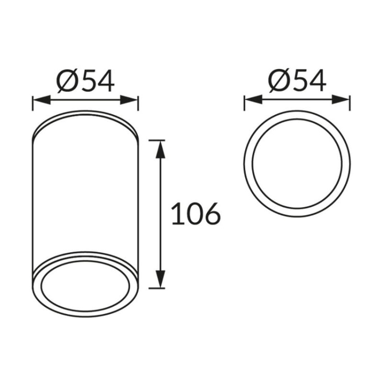 Oprawa natynkowa MEGAN DWL GU10 max 35W czarna IP20 STRÜHM wymiary.jpg