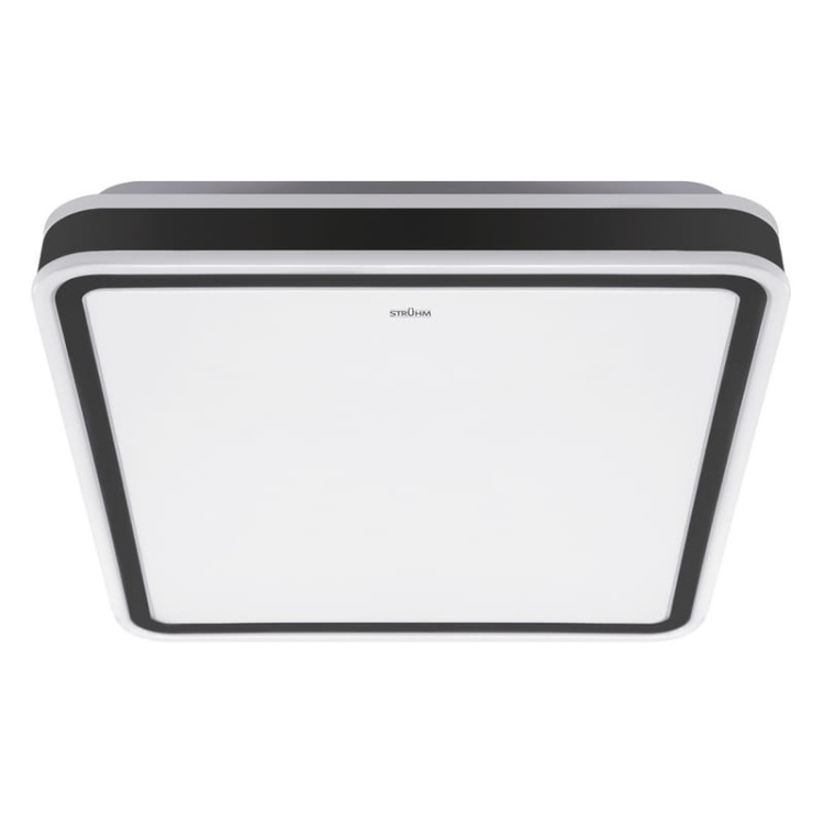 Plafoniera AURELIA LED D 48W 430mm 3120lm b. neutralny IP44 kwadratowa biało-czarna STRÜHM.jpg