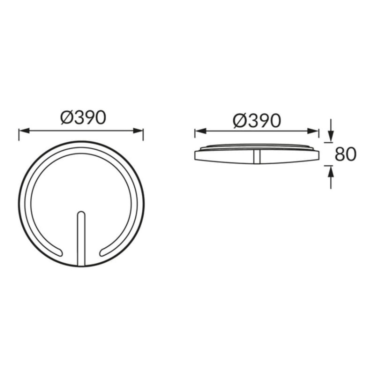 Plafoniera FALON LED C 24W 390mm 1770lm b. neutralny IP44 okrągła biała STRÜHM wymiary.jpg