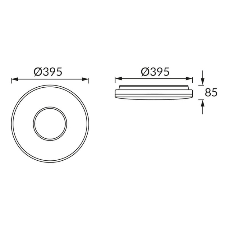 Plafoniera OPERA LED C 24W 395mm 1650lm b. neutralny IP44 okrągła biała STRÜHM wymiary.jpg