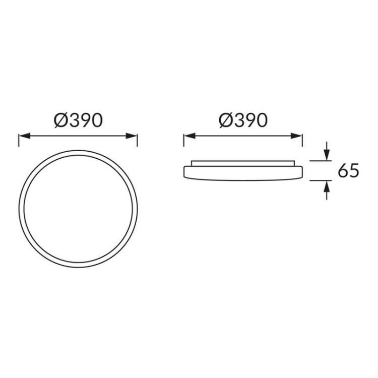 Plafoniera FABIO LED C 24W 390mm 1680lm b. neutralny IP44 okrągła biała STRÜHM wymiary.jpg