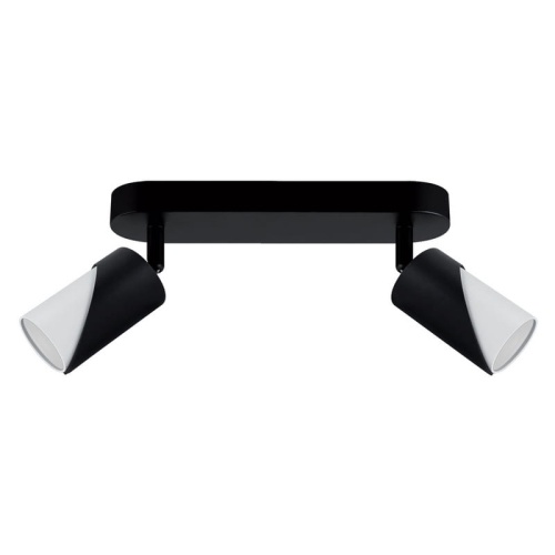 Spot 2-punktowy ZEBRA SPT 2xGU10 2x35W czarno-biały STRÜHM.jpg