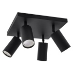 Spot 4-punktowy MANAM 4xGU10 4x35W czarny STRÜHM bok.jpg