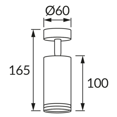 Spot 1-punktowy ZULA SPT GU10 35W czarny STRÜHM wymiary.jpg