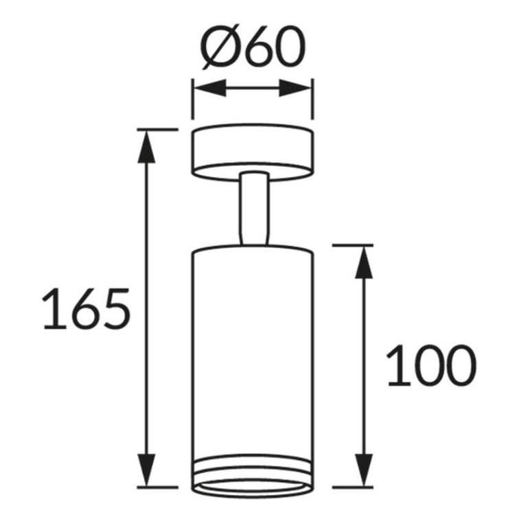 Spot 1-punktowy ZULA SPT GU10 35W czarny STRÜHM wymiary.jpg