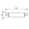 Żarówka LED Philips CorePro LEDlinear 14-120W R7S 118mm 830 D biała ciepła 3000K 2000lm ściemnialna PHILIPS wymiary.jpg