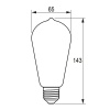 Żarówka MAS VLE LEDbulb D 4-25W E27 818 ST64 GOLDSP G 250lm 1800K ściemnialna PHILIPS wymiary.jpg