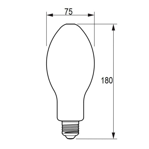 Żarówka LED TForce Core LED HPL 18W E27 840 FR 3000lm 4000K Philips wymiary.jpg