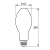 Żarówka LED TForce CorePro LED HPL 36W E27 840 FR 6000lm 4000K Philips wymiary.jpg