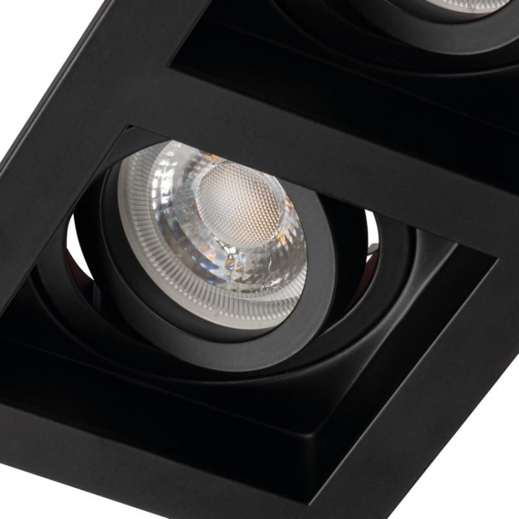 Pierścień oprawy punktowej ARET DTL Gx5,3 GU10 podwójny czarny Kanlux 38368 zbliżenie.jpg