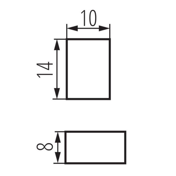 Zaślepki końcowe NEON RGB END CAP bez otworu 5 sztuk Kanlux 38403 wymiary.jpg