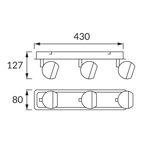 Spot 3-punktowy KOMBI 3xGU10 3x35W czarno-biały STRÜHM wymiary.jpg