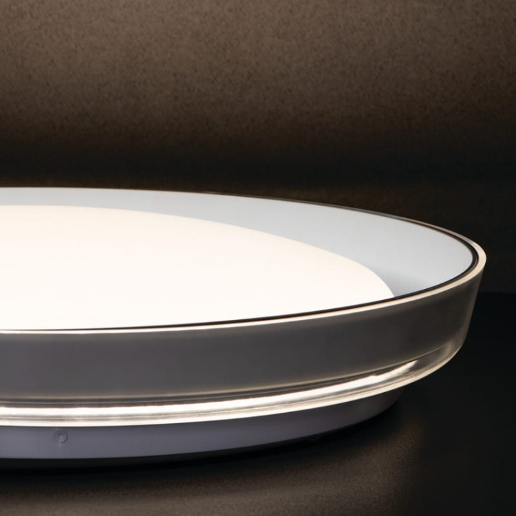 Plafoniera NIFU LED 17,8W 4000K 1450lm ∅430mm biała IP20 Kanlux 37318 klosz