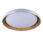Plafoniera NIFU LED 17,8W 4000K 1320lm ∅430mm biała brąz IP20 Kanlux 37317
