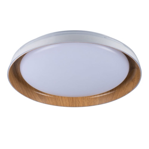 Plafoniera NIFU LED 17,8W 4000K 1320lm ∅430mm biała brąz IP20 Kanlux 37317