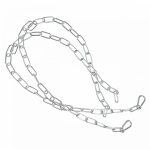 Zawiesie stalowe 1m do opraw Halls Line 2 i 3