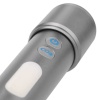 Latarka ładowalna LED 600lm 1200mAh metalowa IP44 szaro-zielona Emos P3118 przyciski.jpg