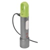 Latarka ładowalna LED 600lm 1200mAh metalowa IP44 szaro-zielona Emos P3118 ładowana.jpg