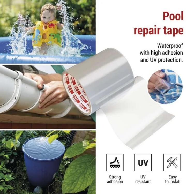 Taśma naprawcza samoprzylepna do basenów 1m x 100mm przezroczysta Emos F6100 informacje.jpg