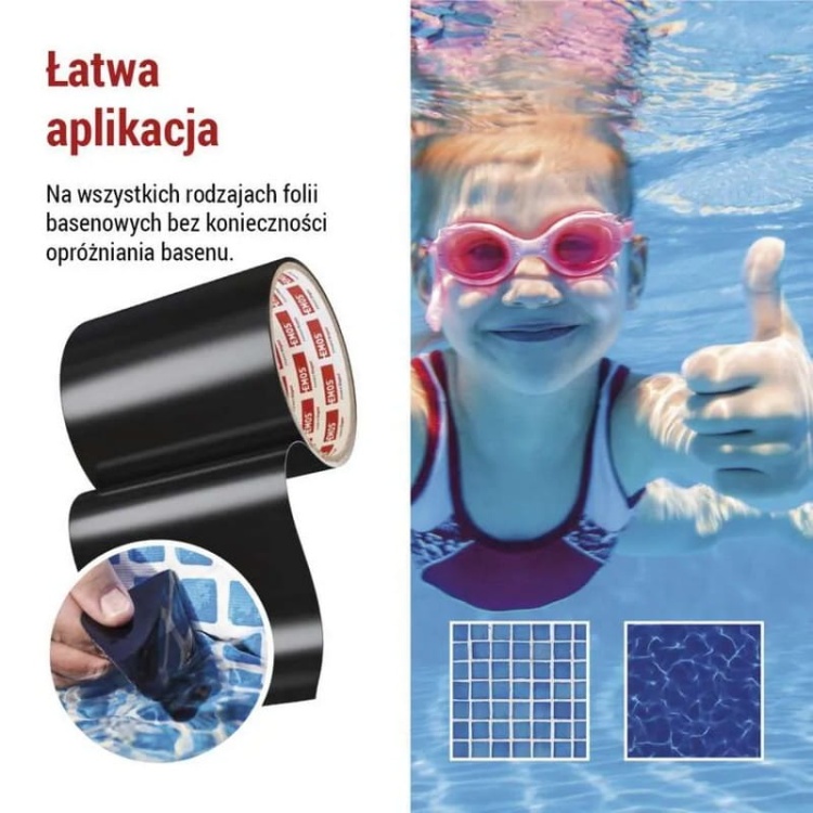 Taśma naprawcza samoprzylepna do basenów 1m x 100mm czarna Emos F6110 zastosowanie.jpg