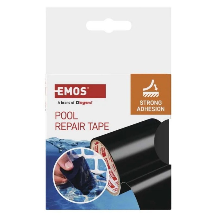 Taśma naprawcza samoprzylepna do basenów 1m x 100mm czarna Emos F6110 opakowanie.jpg