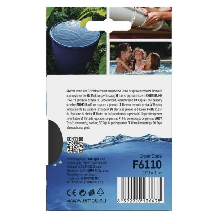 Taśma naprawcza samoprzylepna do basenów 1m x 100mm czarna Emos F6110 opakowanie tył.jpg