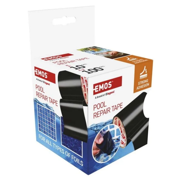 Taśma naprawcza samoprzylepna do basenów 1m x 100mm czarna Emos F6110 opakowanie bok.jpg