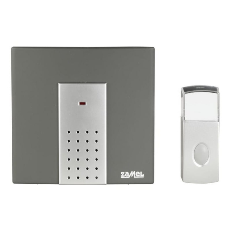 Dzwonek bezprzewodowy SATTINO bateryjny Zamel ST-230 zestaw.jpg