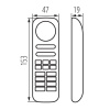 Pilot do taśm LED REMOTE 8 RGB/CCT-W Kanlux 22139 wymiary.jpg