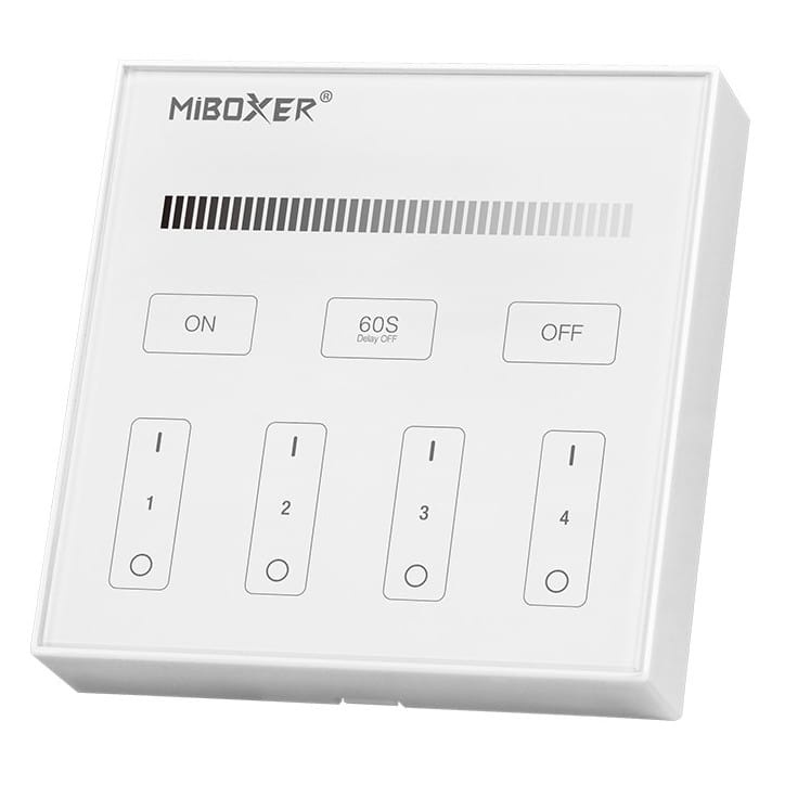 Panel B1 4-strefowy naścienny do kontrolerów MiBoxer