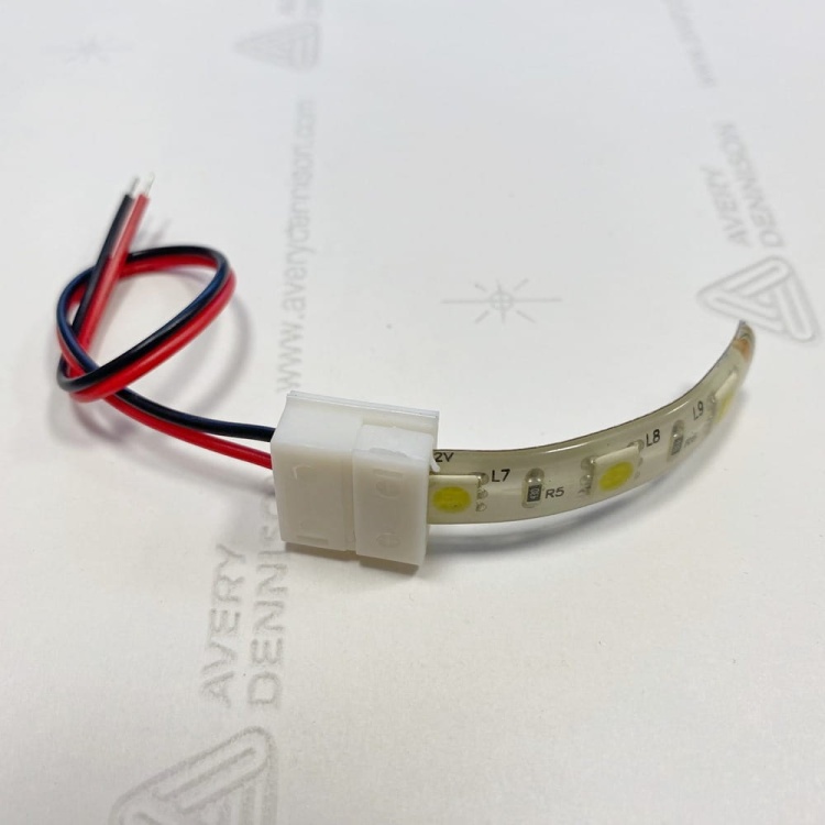 Złączka LED MON 10mm jednostronna z przewodem IP63