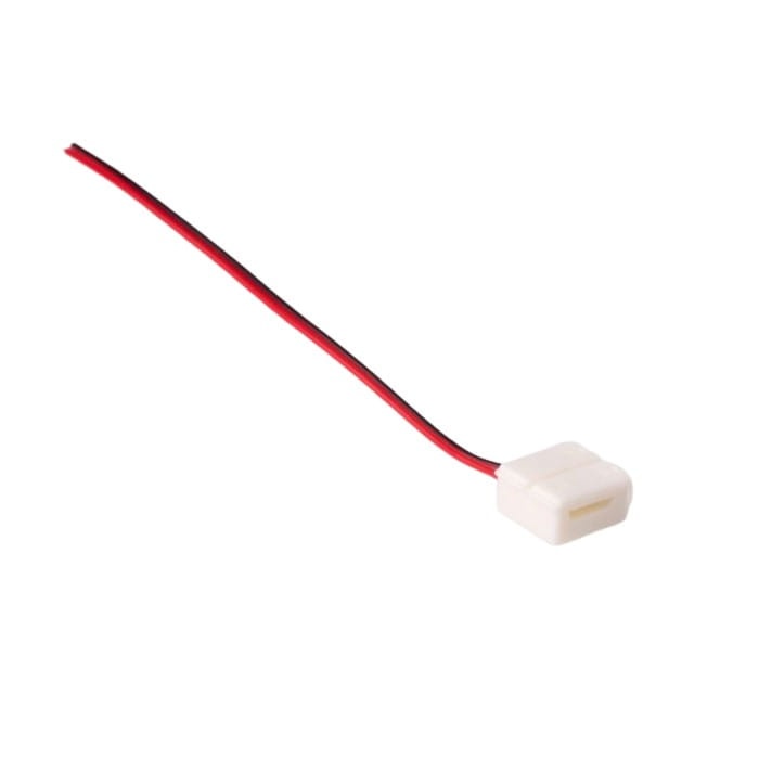 Złączka MONO 8mm jednostronna z przewodem do taśm LED w silikonie IP63
