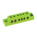 Blok rozdzielczy KP-TB 6 otworów do rozdzielnic serii KP-DB zielony Kanlux 32635
