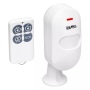 Mini alarm ZAM-400 z wbudowaną syreną sterowany pilotem Zamel zestaw.jpg
