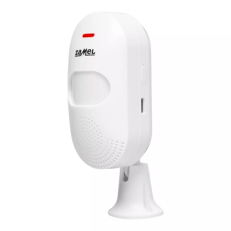 Mini alarm ZAM-400 z wbudowaną syreną sterowany pilotem Zamel odbiornik.jpg