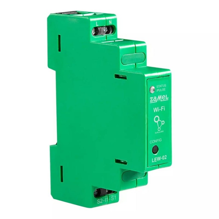 Monitor energii elektrycznej 1-fazowy 100A WiFi Zamel LEW-02 bok.jpg