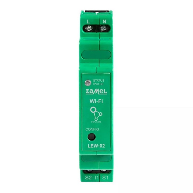 Monitor energii elektrycznej 1-fazowy 100A WiFi Zamel LEW-02 front.jpg