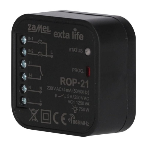 Radiowy odbiornik dopuszkowy 1-kanałowy dwukierunkowy Zamel ROP-21.jpg