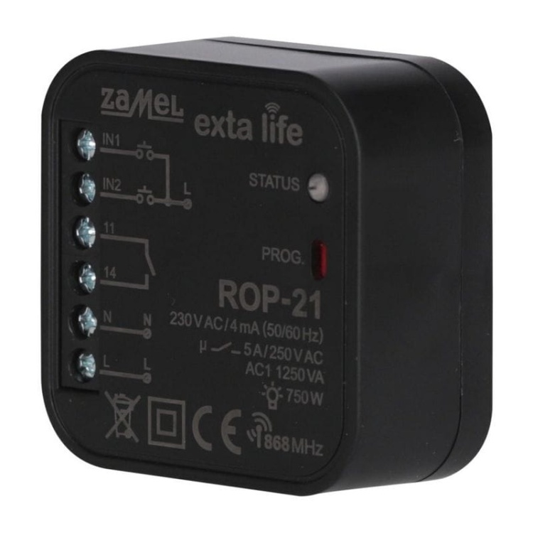 Radiowy odbiornik dopuszkowy 1-kanałowy dwukierunkowy Zamel ROP-21.jpg