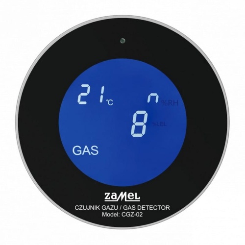 Czujnik gazu ziemnego i LPG Wi-Fi TUYA Zamel CGZ-02 front.jpg