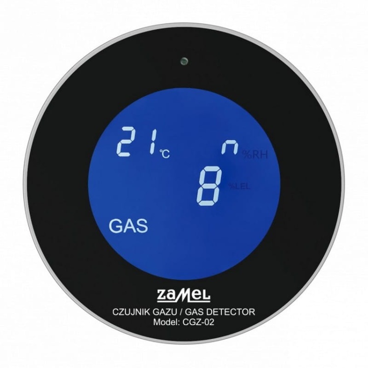 Czujnik gazu ziemnego i LPG Wi-Fi TUYA Zamel CGZ-02 front.jpg